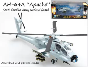For Boeing AH-64 Apache helicopter National Guard 1/72 finished plane Easy model - Picture 1 of 7