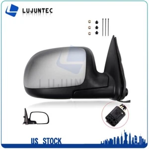 For 99-02 Silverado Sierra Right Passenger Chrome Power Heated Side View Mirror - Picture 1 of 9
