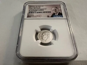 2017-S CLAD ROOSEVELT DIME EARLY RELEASE NGC SP70 PF70 "PORTRAIT LABEL" TOP POP - Picture 1 of 4