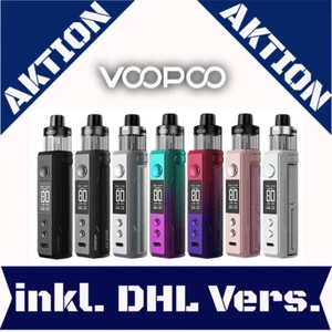 Voopoo Drag X2 Pod-System mit PNP-X Tank 80W 5ml f.1x 18650 Akku E-Zigarette WOW
