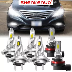 Kit combinado de faros antiniebla LED para Hyundai Sonata 2011 2012 2013 2014 M12 - Imagen 1 de 18