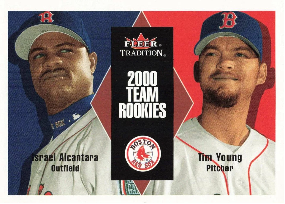 2000 Fleer Tradition Update Israel Alcantara Tim Young Boston Red Sox #U118 - Image 1 of 2