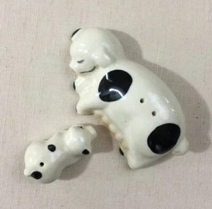 Vintage Mutter und Baby Kalb Salz und Pfefferstreuer Set - Bild 1 von 8