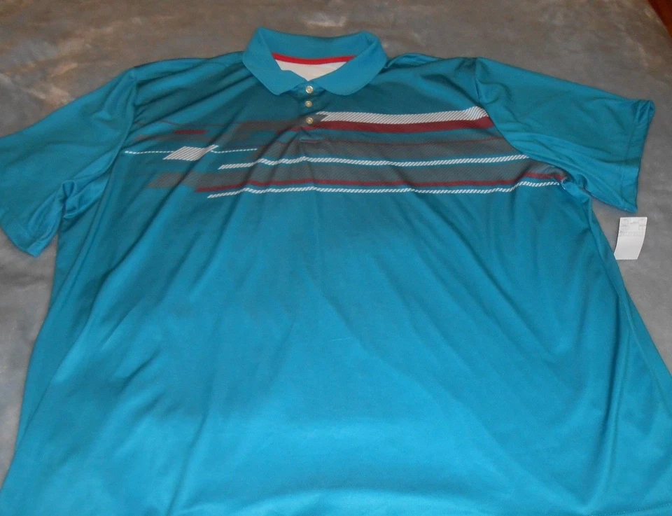 Мужская спортивная рубашка из 100% полиэстера Basic Edition размер 2XLarge - Изображение 1 из 1