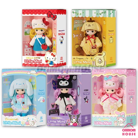Sanrio Characters x Little Mimi 5 Styles Figure Doll Korean Toy Cover