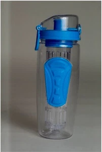 Fruit Infuser Water Bottle 32oz (1000 mL) - Durable, BPA Free Tritan, Flip Lid - Picture 1 of 4