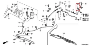 GENUINE HONDA 53740-SDB-A00 Rubber, PS Pipe Holder Insulator 2003-2007 Accord - Picture 1 of 3