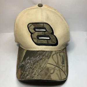 DALE EARNHARDT JR # 8 CAMOUFLAGE NASCAR snapback HAT CAP Tan Winners Circle - Picture 1 of 7