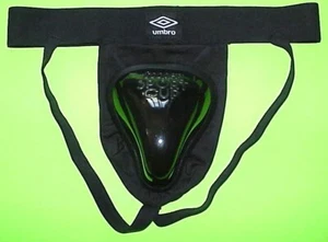NOS UA STYLE, BLACK NYLON / ELASTANE, 2XL / XXL CUP JOCKSTRAP W/ BLACK HARD CUP - Picture 1 of 6