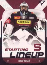 2022-23 Czech SportZoo Starting Lineup #7 Jakub Kovar