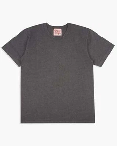 Wonder Looper 409gsm Double Heavyweight T Shirt - Charcoal - Picture 1 of 15