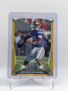 ANTHONY RICHARDSON 2023 LEAF DRAFT YELLOW RC #40 FLORIDA 