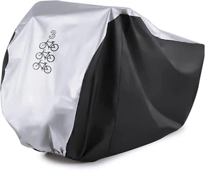 Waterproof Cycle Bike Rain Cover for 1 2 3 Cycle Bikes, Road Bicycle Cover Outdo - Picture 1 of 12