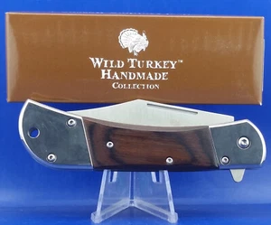 WILD TURKEY HANDMADE SPRING ASSISTED KNIFE WTH-1263CW - Picture 1 of 5