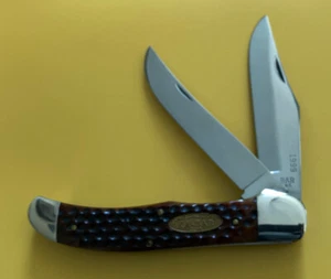 KA-BAR OLEAN N.Y. USA CK-99 COLLECTORS CLUB RED BONE HANDLE LARGE KNIFE NOS. - Picture 1 of 7