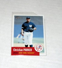 2002 Topps Heritage SP 424 Christian Parker  Yankees $.99 Shipping
