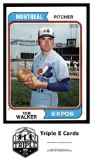 1974 Topps (EX) #193 Tom Walker Montreal Expos ~A7J