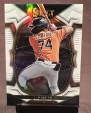 2023 Panini Select Baseball JUD FABIAN *RC Rookie White Prizm SP!* /149 🔥