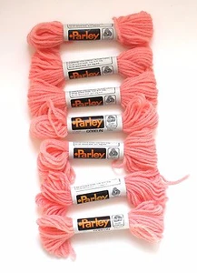 Lot of 7 Parley Needlepoint Skein Wool Pink 786 Gobelin Holland Tapestry B1 - Picture 1 of 3