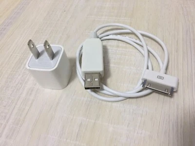 Cable de Carga DC 12V USB-30Pin + Cargador Adaptador de Corriente de Foto iPod Classic 4ta Foto 1 de 4