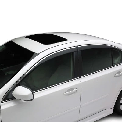 Deflectores de ventana lateral protectores de lluvia OEM 2010-2014 Subaru Legacy NUEVO E3610AJ100 Foto 1 de 4