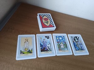 The Alchemical Tarot Card Deck & Book Set Robert M Place unboxed 78 Cards 