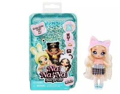 Na! Na! Na! Surprise Minis Serie 2.    Muñeca de moda de 4", conjunto y par de zapatos Foto 1 de 4