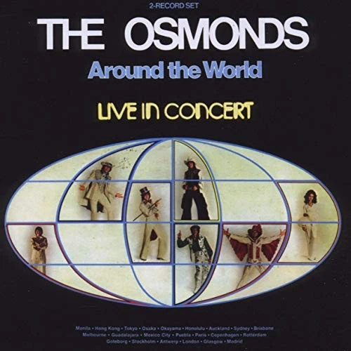OSMONDS - Around The World: Live In Concert - 2 CD - Import - **Excellent** - Imagem 1 de 1