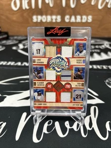 2025 LEAF SEASONS IN THE SUN MID-SUMMER MAGIC 12 PLAYER PATCH SSP NO. MSM-1 - Picture 1 of 2