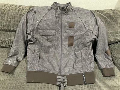 Chaqueta De Colección Y2K Rocawear Hebillas con Cremallera 2XL Marrón Gris Foto 1 de 4