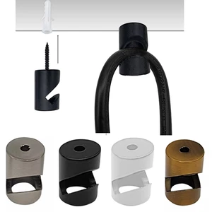 V Decentralizer Ceiling Wall Mount Hook for Fabric Electrical Cable 1/2/3/6 Pack - Picture 1 of 24
