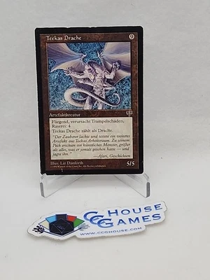 Teeka's Dragon MTG German Mirage Drache FBB Rare Legend *CCGHouse* - Image 1 of 4