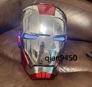 Iron Man MK5 Silber 1:1 Helm tragbar US Stocking sprachgesteuert neue Maske - Bild 1 von 24