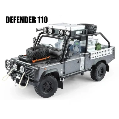 1/24 Land Range Rover Defender 110 Alloy Pickup Car Model Diecasts Off-road Toy - Image 1 of 4