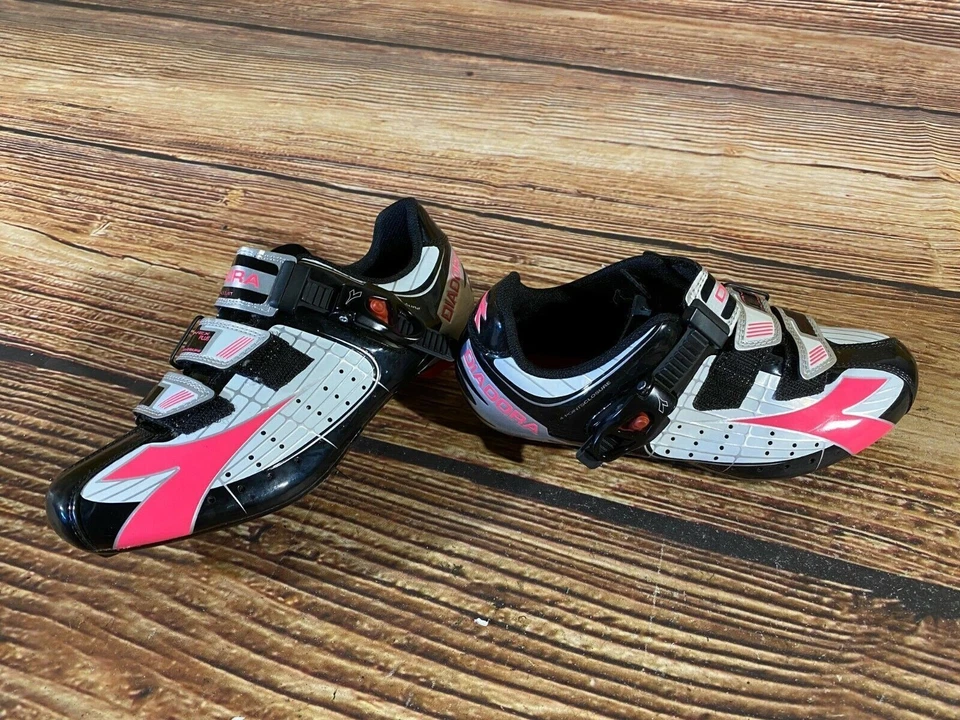 DIADORA Trivex Zapatos de Ciclismo de Carretera Zapatos de Bicicleta Damas Talla EU38 US7 NUEVO cs828 Foto 1 de 4