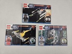 Lego Star Wars Planet Series Manual Lot 9676 TIE Interceptor 9674 9679 ATAT
