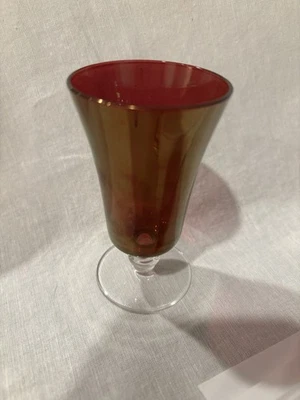 Vintage Marisa Bijoux Cordial Ruby Stain Glasses - Image 1 of 4