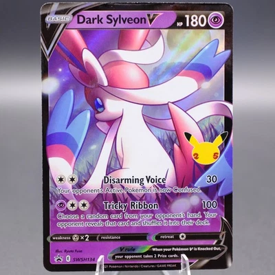 Dark Sylveon V - SWSH134 Promo SWSH: Sword & Shield Promo Cards Pokemon TCG NM - Image 1 of 2