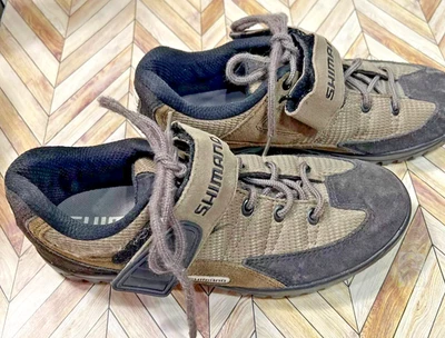 Zapato de ciclismo de montaña Shimano SH-M-038W talla 7 dos pernos bicicleta verano Foto 1 de 4