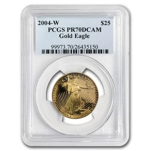 2004-W 1/2 oz Proof American Gold Eagle PR-70 PCGS - Picture 1 of 3