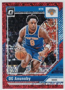 2024-25 Panini Donruss Optic OG Anunony #51 Red Disco/75 - NY Knicks - Imagen 1 de 2