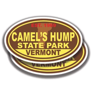 CAMELS HUMP STATE PARK DECALs 2 Stickers VERMONT Bogo Car Window - Picture 1 of 1