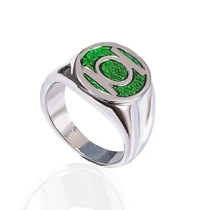 Anillo banda Green Lantern DC Comics superhéroe joyería Alan Scott - Imagen 1 de 9