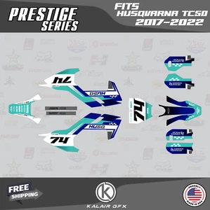 Graphics Kit for Husqvarna TC50 (2017-2023) TC 50 Prestige - TEAL - Foto 1 di 6