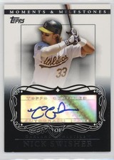 2007 Topps Moments & Milestones Auto Nick Swisher #MA-NS Auto