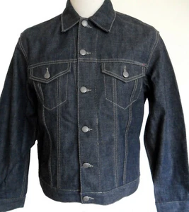 Chaqueta de camionero de mezclilla para hombre tallas azules M XL ajuste estándar Randall PELUCHE SMITH - Imagen 1 de 7