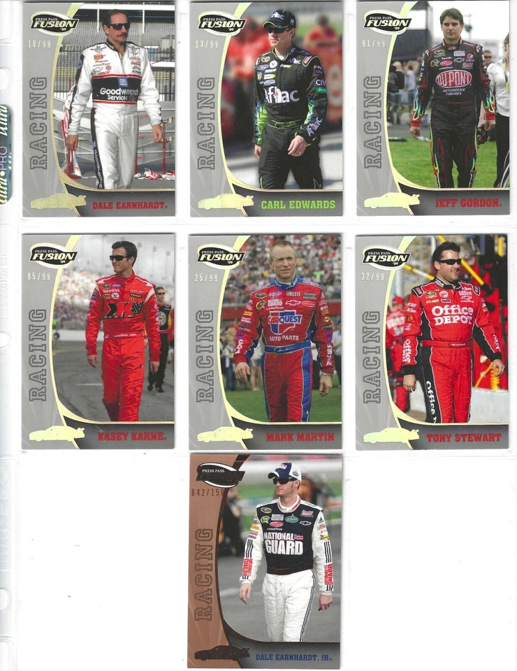 2009 Press Pass FUSION SILVER PARALLEL #66 Dale Earnhardt Sr. #10/99! ONE CARD! - Image 1 of 1