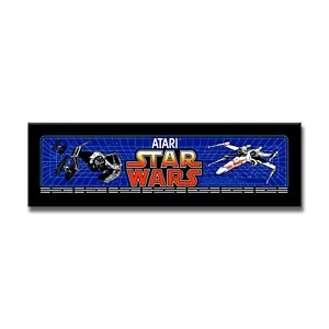 Star Wars Premium Arcade Marquee For Restoration Backlit Sign - Picture 1 of 1