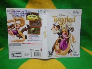 Disney Tangled Nintendo Wii Cover Art Only - Picture 1 of 1