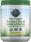 Raw Organic Perfect Food Green Superfood Juiced Greens Powder - Original Stevia-